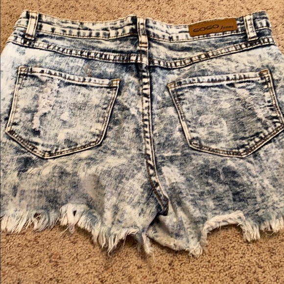 Gogo Jeans acid washed distressed shorts - Picture 8 of 8